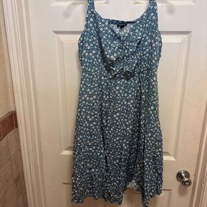 Torrid Mini Challis Skater Dress